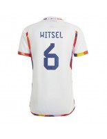 Belgia Axel Witsel #6 Vieraspaita MM-kisat 2022 Lyhythihainen